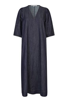 SECOND FEMALE DENIM KJOLE, DERA DENIM KJOLE, DARK BLUE DENIM